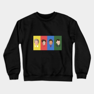 4 Doctors from Doctor WHO Design Crewneck Sweatshirt